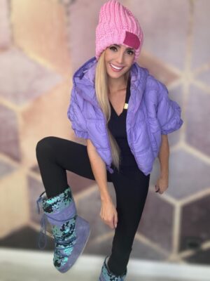 Czapka zimowa BASTET baby róż - obrazek 8