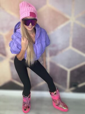 Czapka zimowa BASTET baby róż - obrazek 6