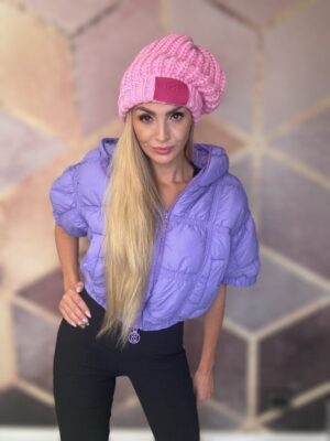 Czapka zimowa BASTET baby róż - obrazek 5