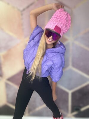 Czapka zimowa BASTET baby róż - obrazek 4