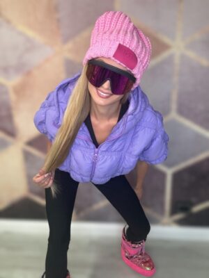 Czapka zimowa BASTET baby róż