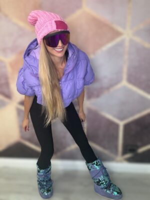 Czapka zimowa BASTET baby róż - obrazek 2