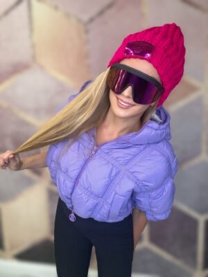 Czapka zimowa BASTET fuksja - obrazek 2