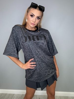 Koszulka Szara Pantera Chic LA MILLA