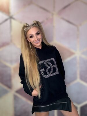 Bluza damska BRANDENBURG DIAMOND czarna - obrazek 3