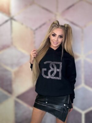 Bluza damska BRANDENBURG DIAMOND czarna - obrazek 2