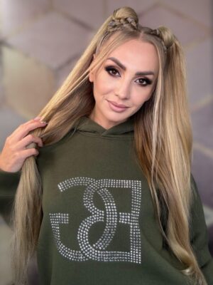 Bluza damska BRANDENBURG DIAMOND khaki - obrazek 3