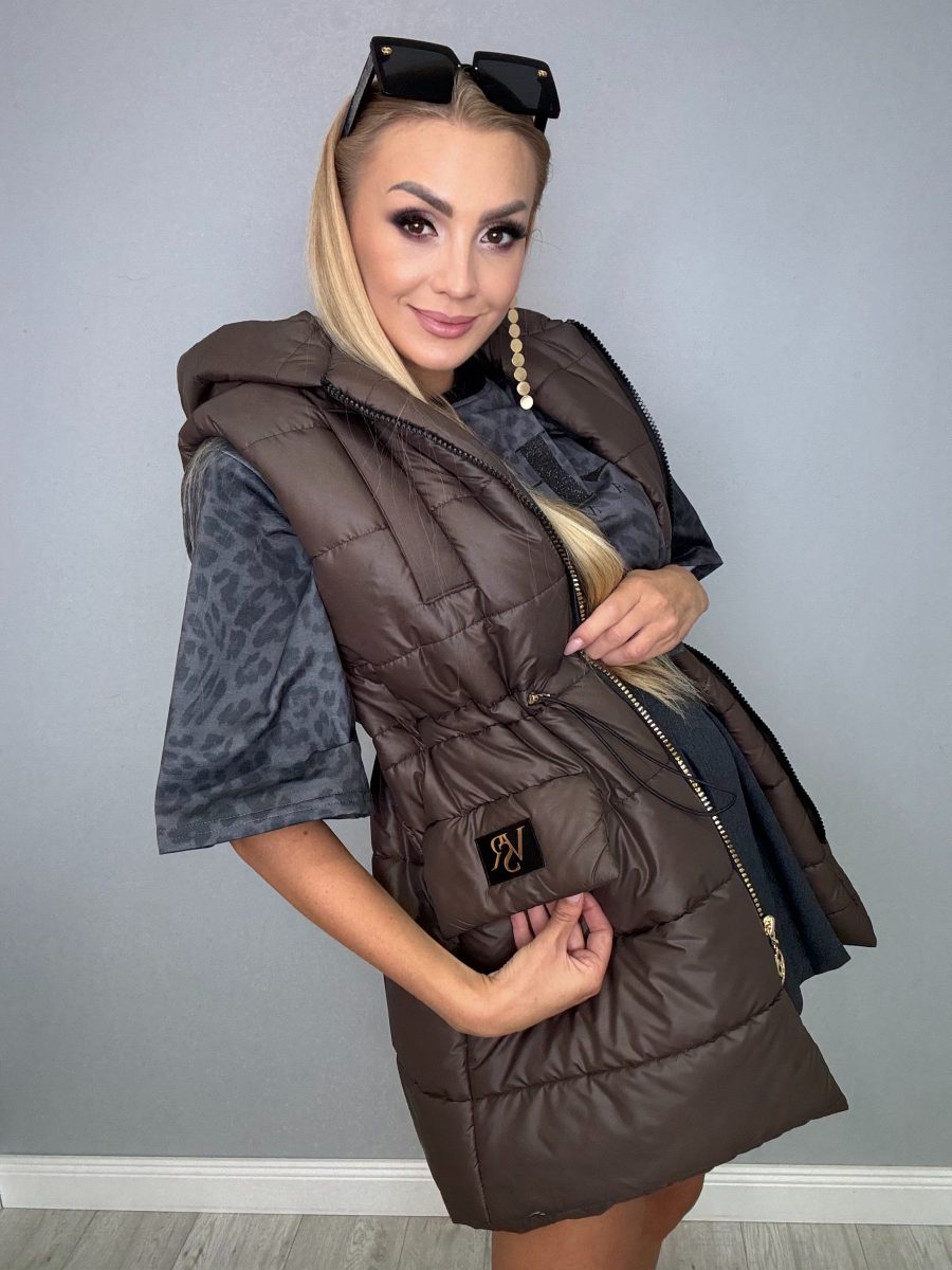 Kamizelka Czekoladowa Vasari - obrazek 4