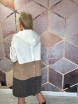 Kardigan trzykolorowy - obrazek 5