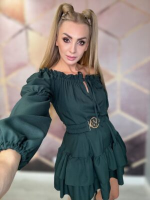 Kombinezon Rodos butelkowa zieleń - obrazek 4