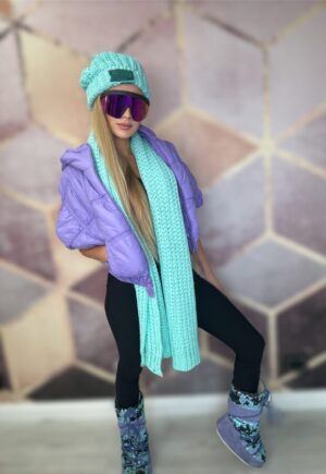 Kamizelka pikowana gofer fioletowa BASTET