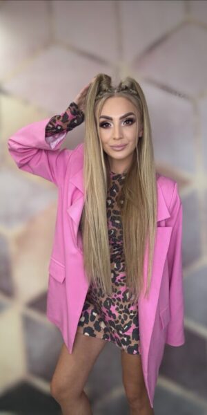 Marynarka różowa LA MILLA - obrazek 3