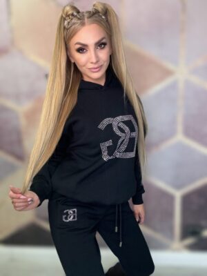 Bluza damska BRANDENBURG DIAMOND czarna - obrazek 7