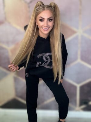 Bluza damska BRANDENBURG DIAMOND czarna - obrazek 9