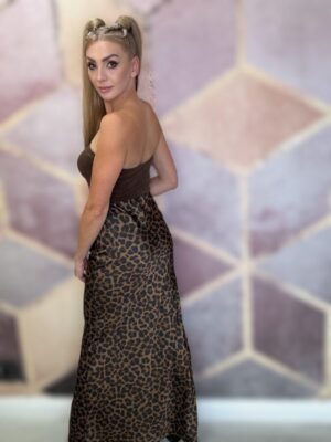 Spódnica satynowa pantera - obrazek 4