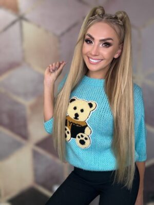 Sweter z misiem różne kolory - obrazek 4