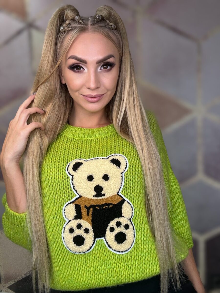 Sweter z misiem różne kolory - obrazek 8