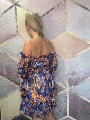 Zwiewna sukienka w pięknym princie - obrazek 4