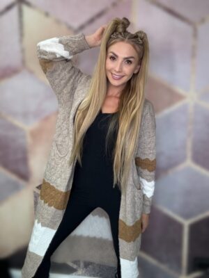 Sweter kardigan 3 kolory - obrazek 2