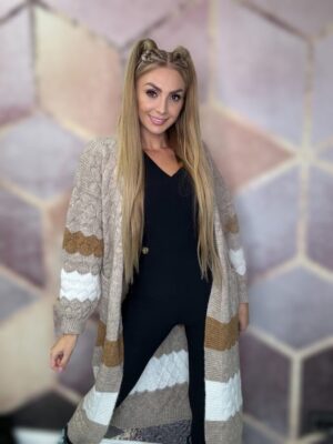 Sweter kardigan 3 kolory - obrazek 3