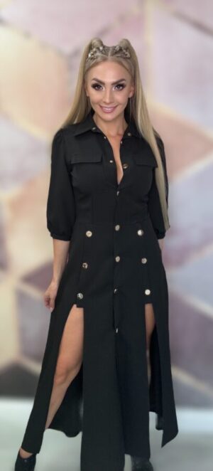 Unikatowa sukienka z wycięciami różne kolory - obrazek 2