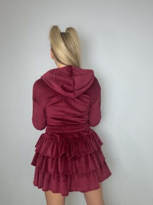 Kombinezon Sukienka Luna Bordo - obrazek 6