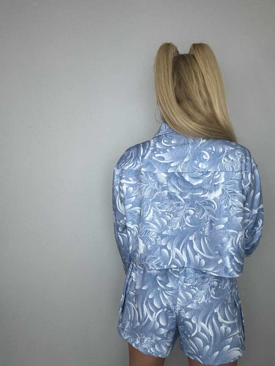 Komplet Dolly Vasari jeans motyw kwiatowy - obrazek 5