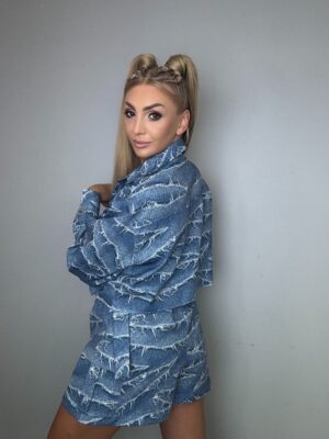 Komplet Dolly VASARI a'la szarpany jeans - obrazek 2