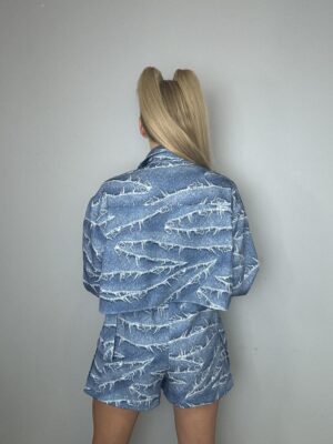 Komplet Dolly VASARI a'la szarpany jeans - obrazek 7