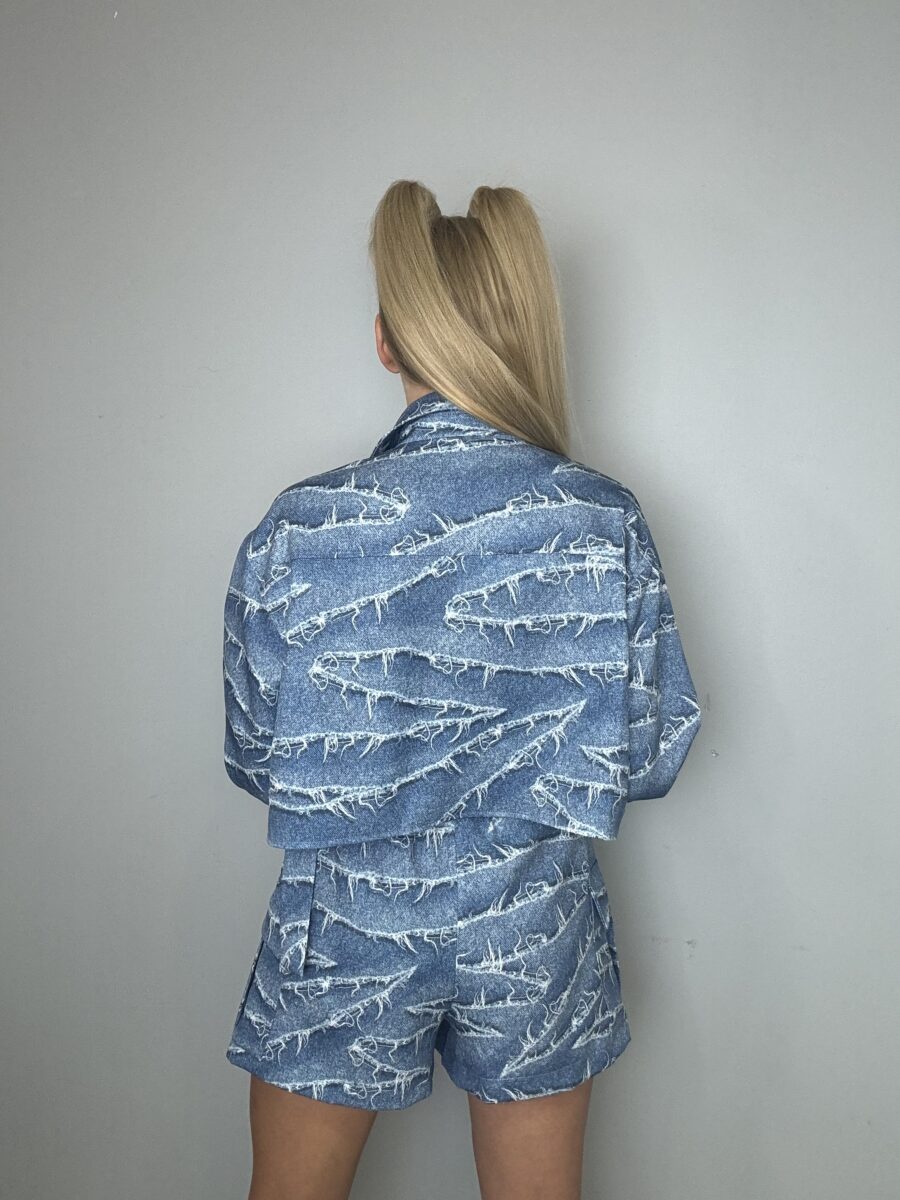 Komplet Dolly VASARI a'la szarpany jeans - obrazek 7