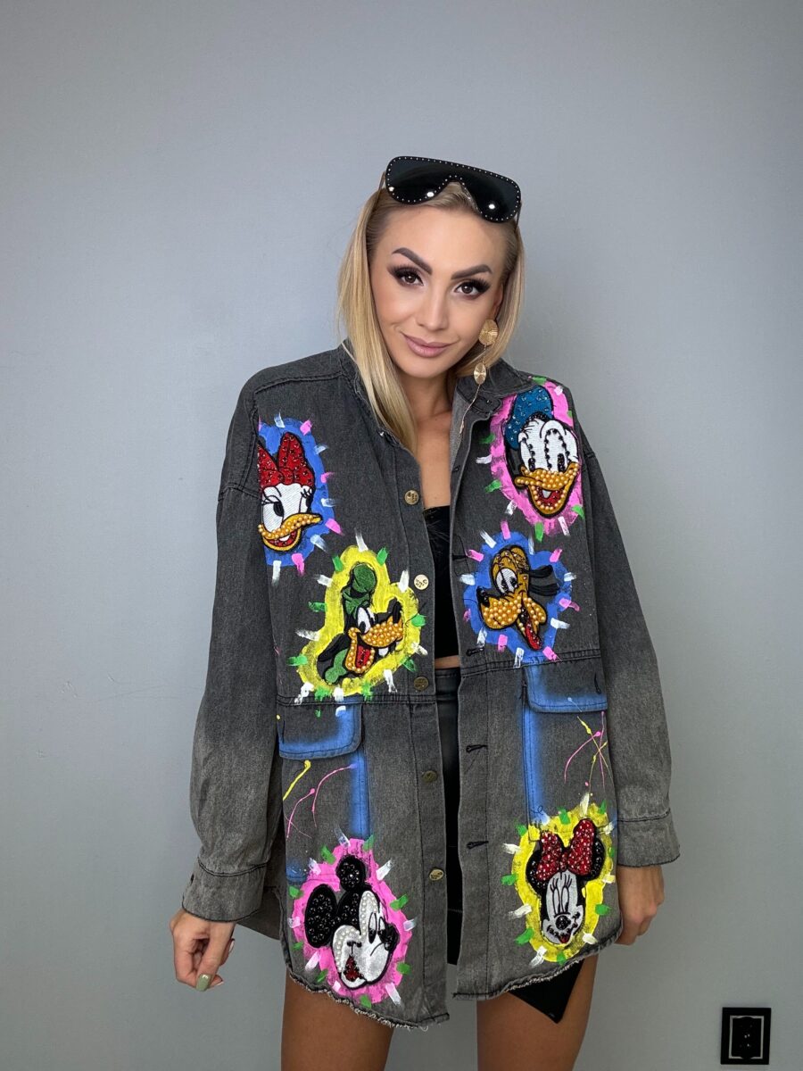 Katana jeansowa z Animowanymi Motywami - Produkt Premium - obrazek 3