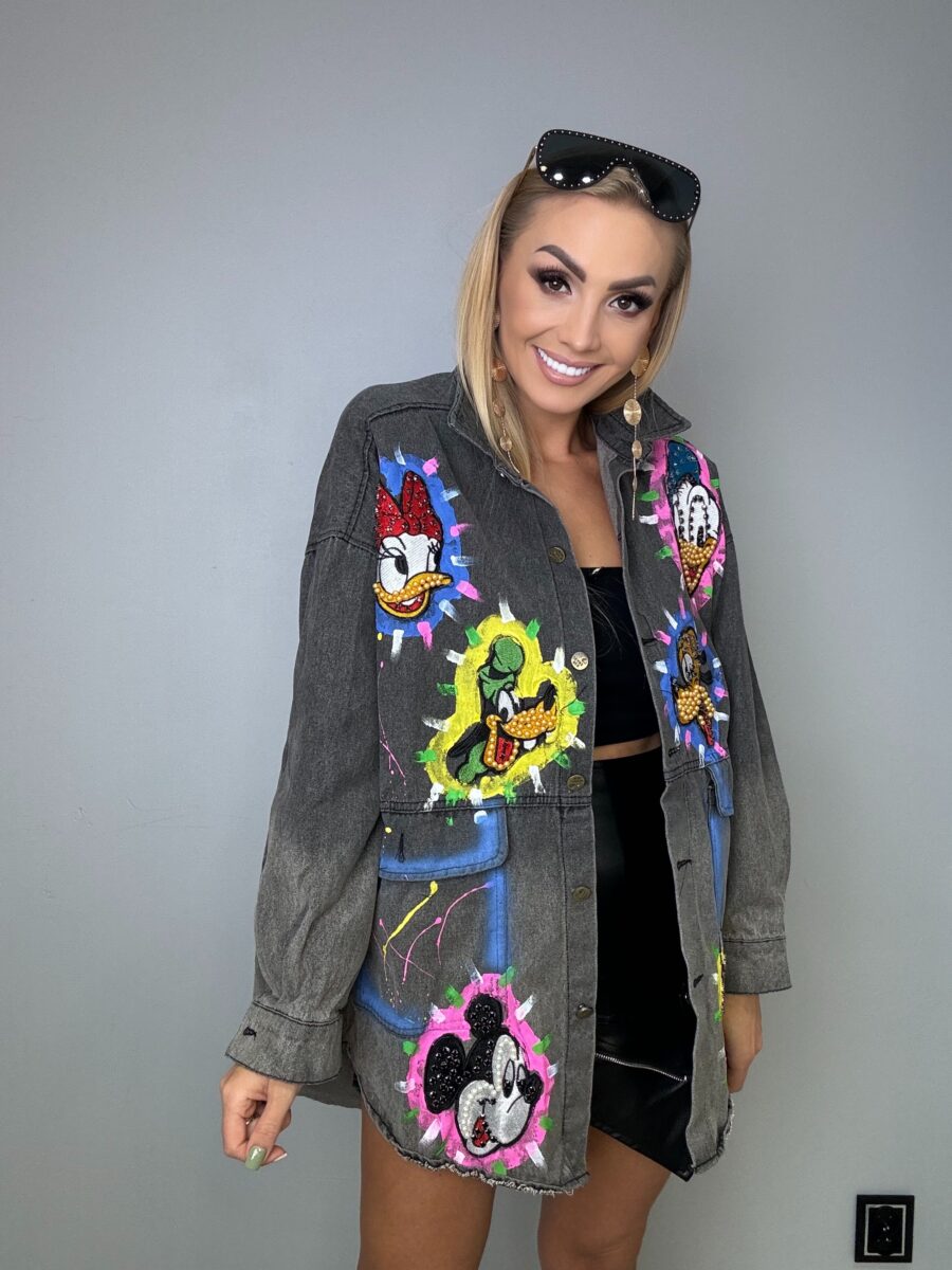 Katana jeansowa z Animowanymi Motywami - Produkt Premium - obrazek 1