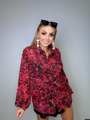 Koszula Szyfonowa La Milla - Kwiatowy Urok - obrazek 4