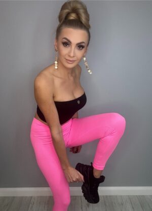 Legginsy Neonowy Róż - obrazek 4