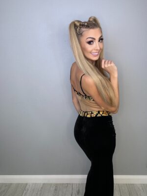 Luksusowa Sukienka ze Złotymi a’la Szkiełkami - obrazek 8