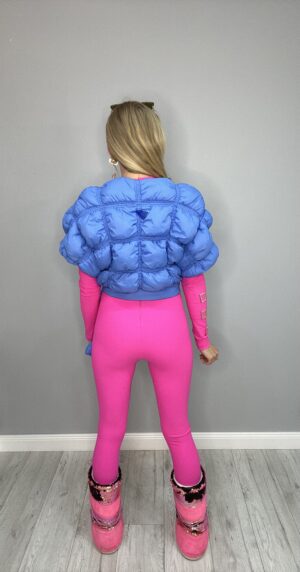 Kamizelka pikowana BASTET a'la szal Niebieska - obrazek 7