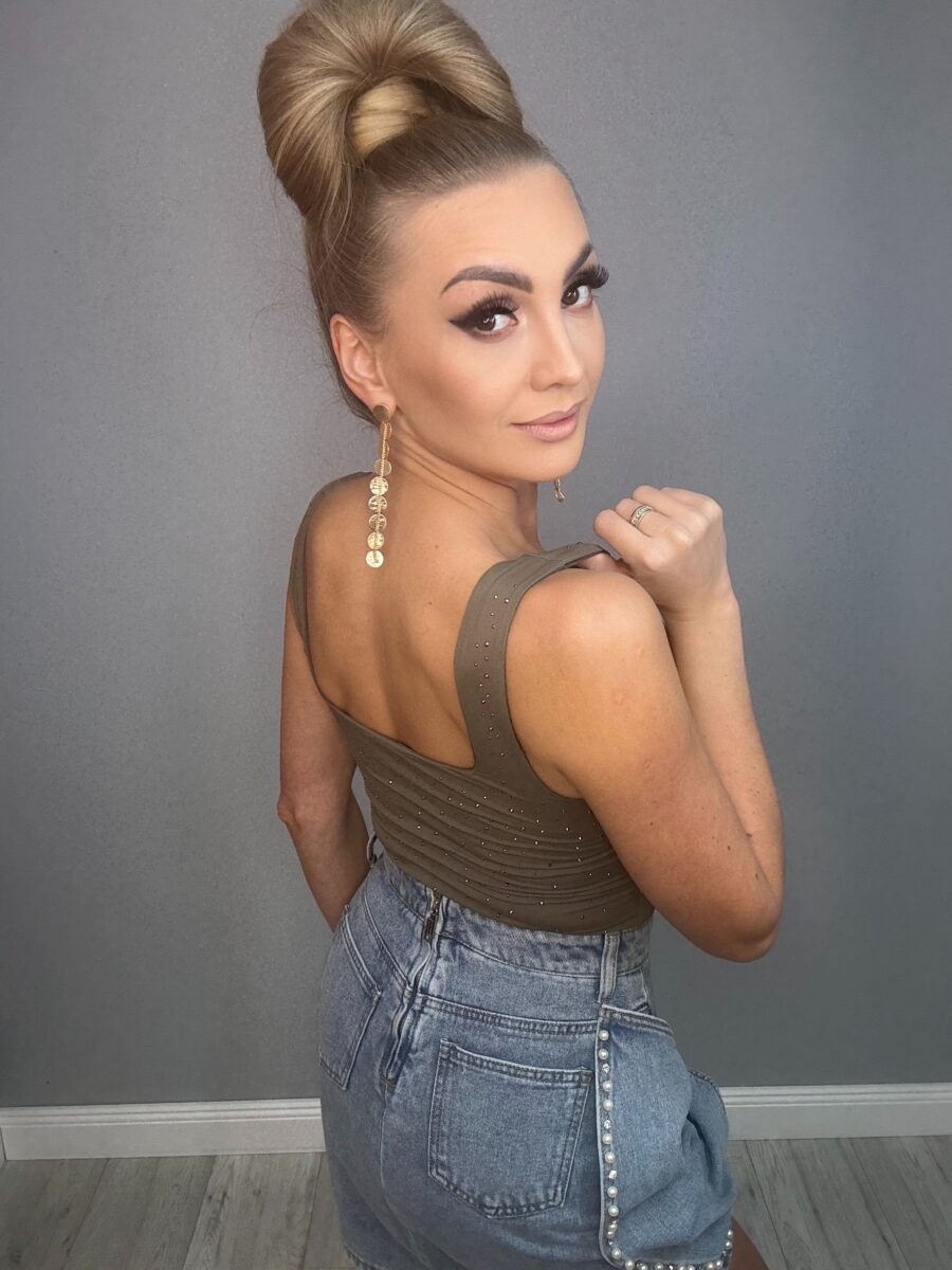 Kokardowa Spódniczka z Jeansu Denim - Fantazja na Wiosnę i Lato - obrazek 6