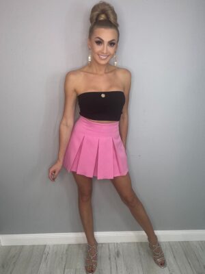 Komplet Marynarka i spódniczka pliska BABY RÓŻ LA MILLA - obrazek 3