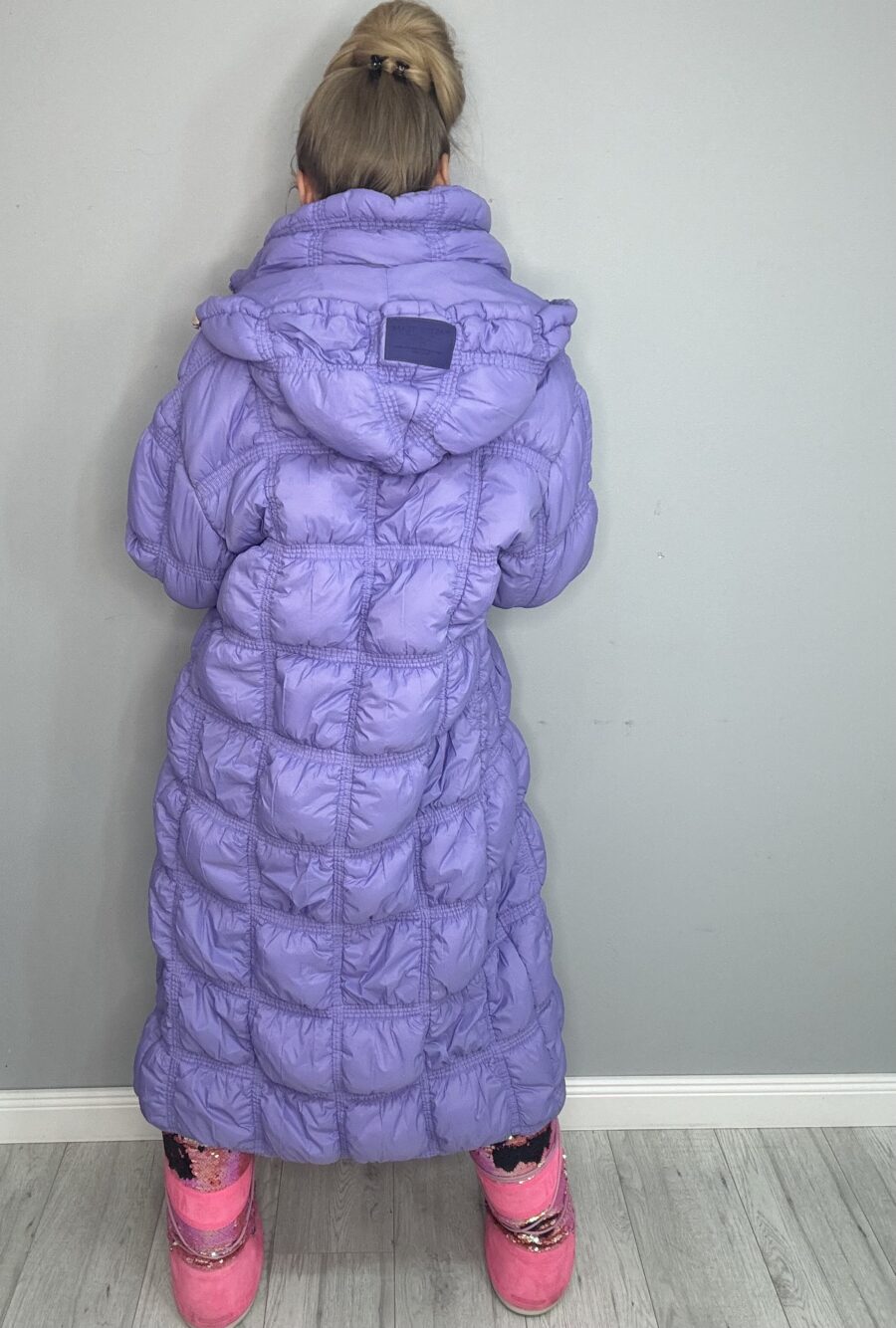 Płaszcz pikowany BASTET fioletowy PREMIUM - obrazek 8