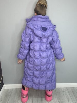 Płaszcz pikowany BASTET fioletowy PREMIUM - obrazek 9