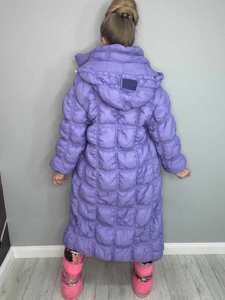Płaszcz pikowany BASTET fioletowy PREMIUM - obrazek 9