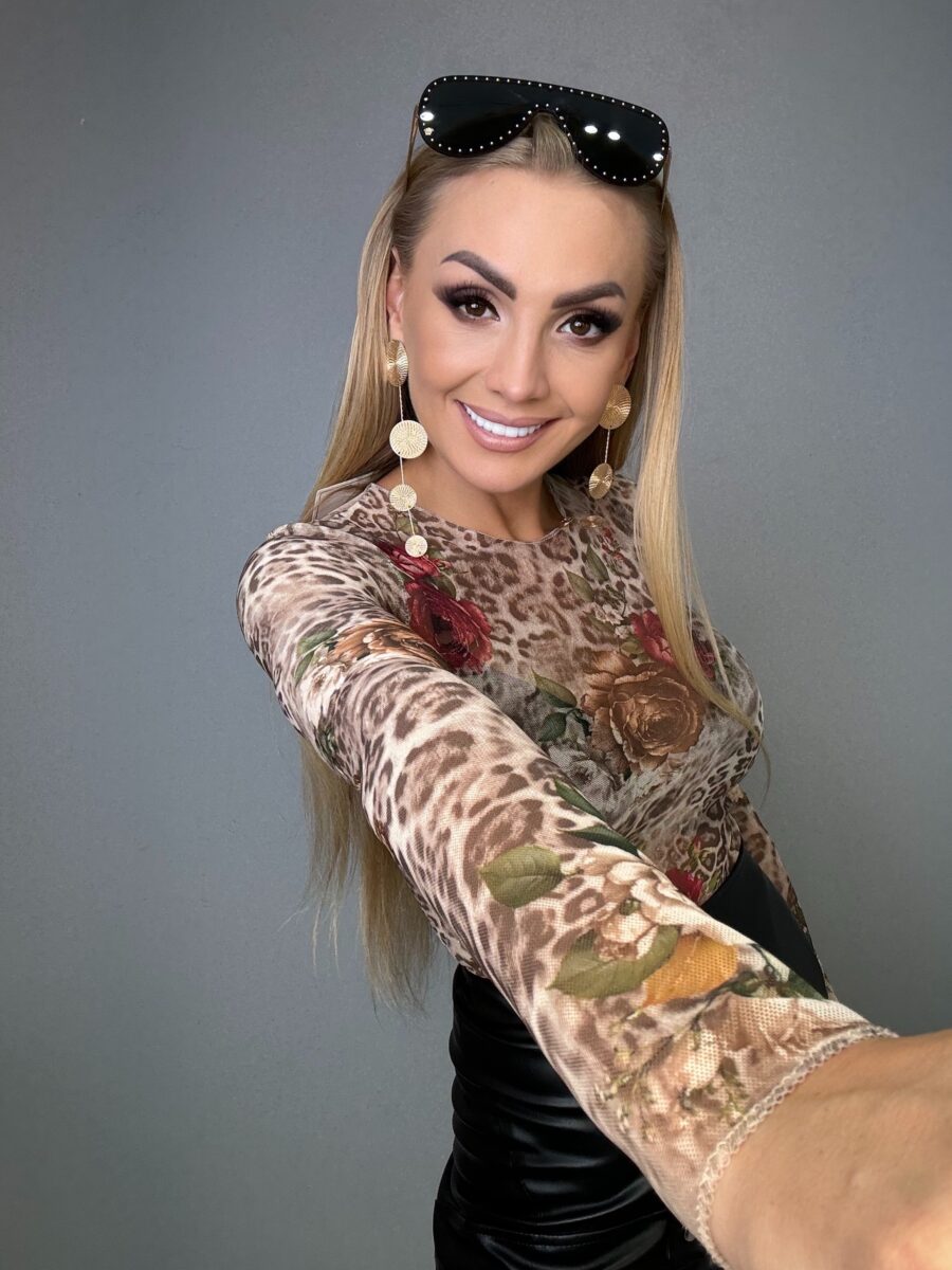 Siatka wzór Kwiatowo-zwierzęcy - obrazek 2