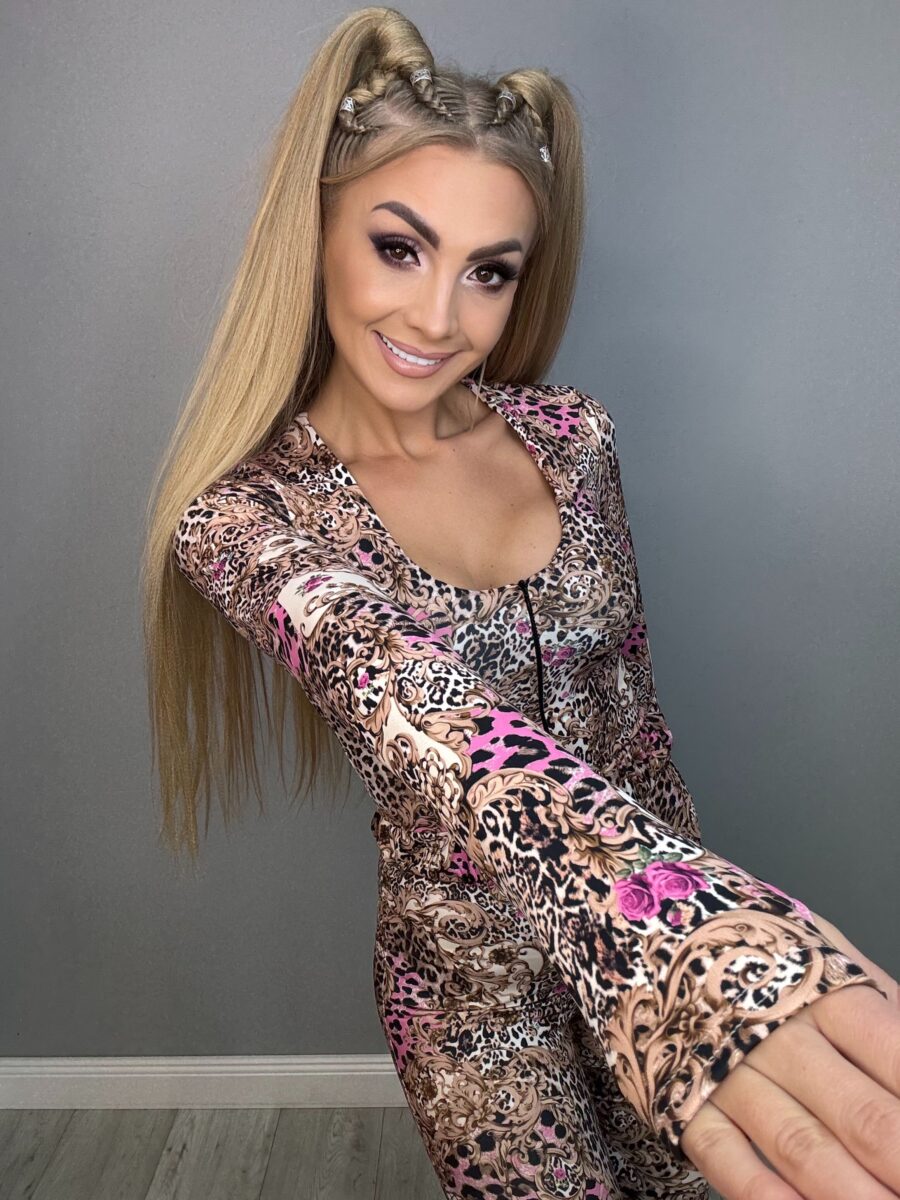 Modelujący kombinezon MILLAGRO panterka róż - obrazek 3