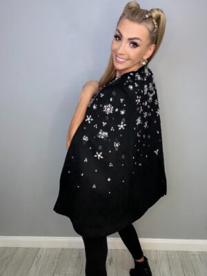 Ekskluzywny Płaszcz A’la Batman z Kaszmiru Ręcznie wyszywany - obrazek 9