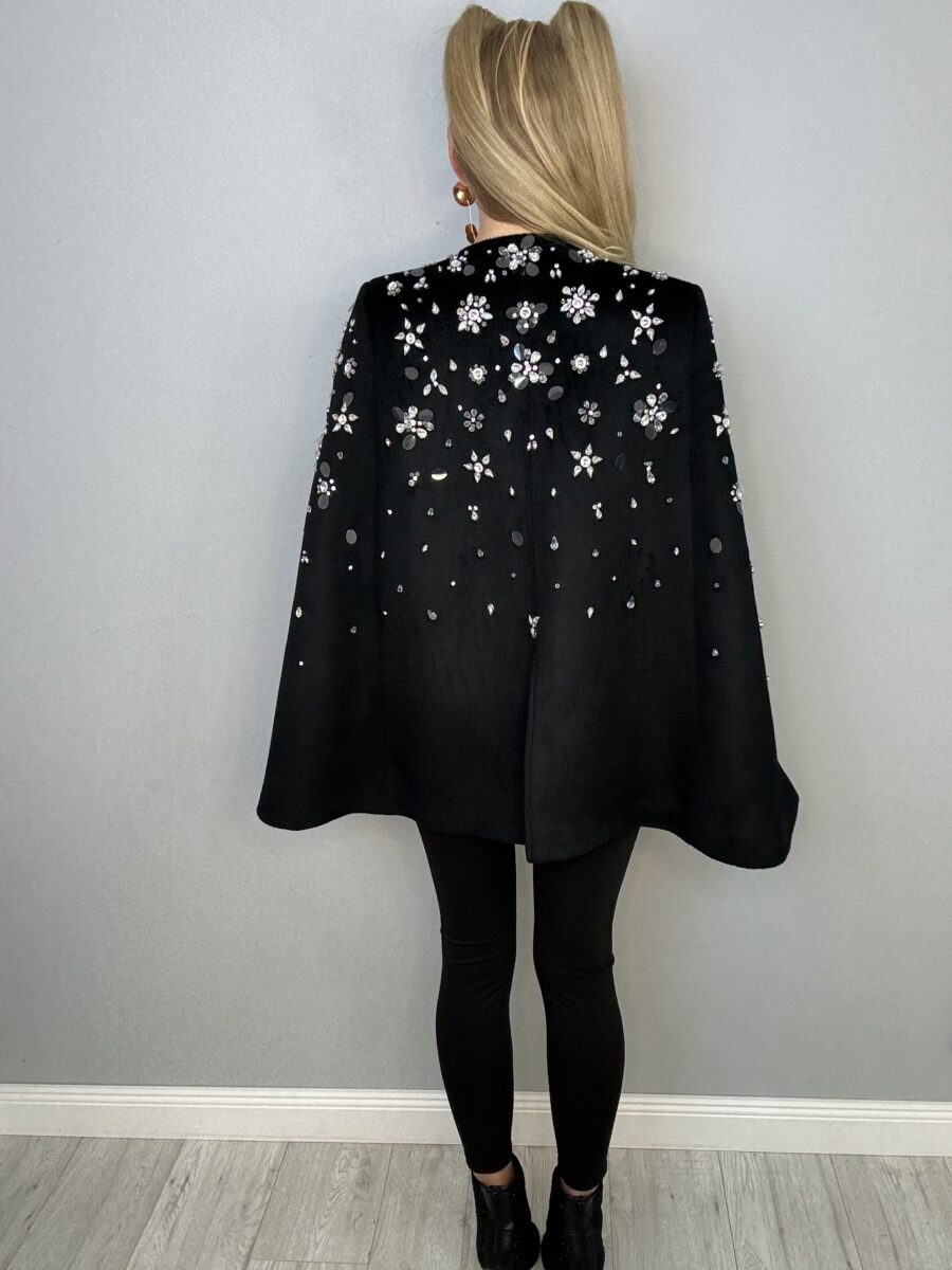 Ekskluzywny Płaszcz A’la Batman z Kaszmiru Ręcznie wyszywany - obrazek 8