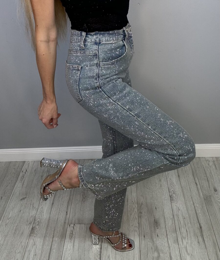 Spodnie Jeans Cyrkoniowy Blask - obrazek 6