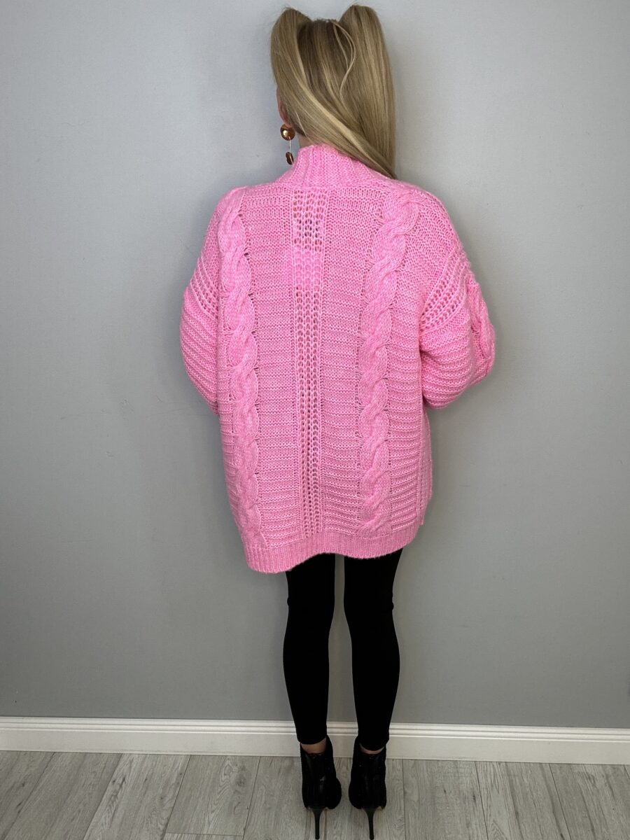 Przepiękny Sweterek w Kolorze Baby Róż - obrazek 7