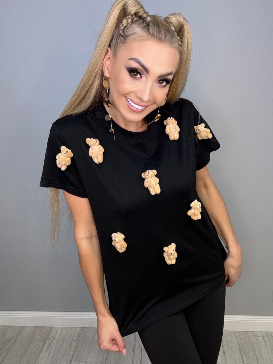 Koszulka Czarna z Pluszakami - obrazek 12