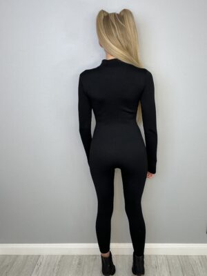 Kombinezon czarny modelujący sylwetkę - obrazek 6