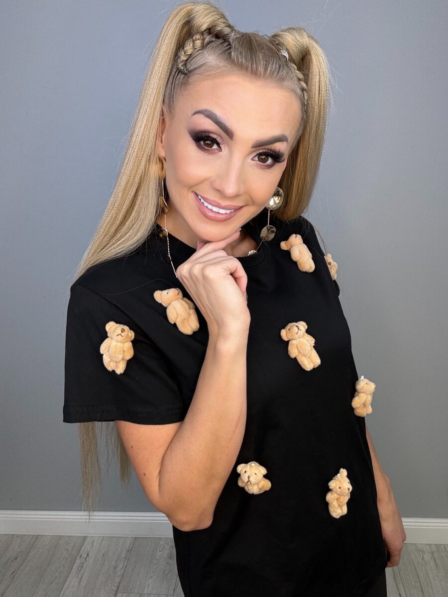 Koszulka Czarna z Pluszakami - obrazek 10